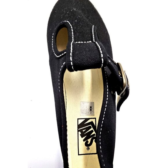 Vans UA Style 93 Mary Jane Black Slip-Ons Shoes Womens Sz 8 Chunky Lug Soles - Picture 5 of 7